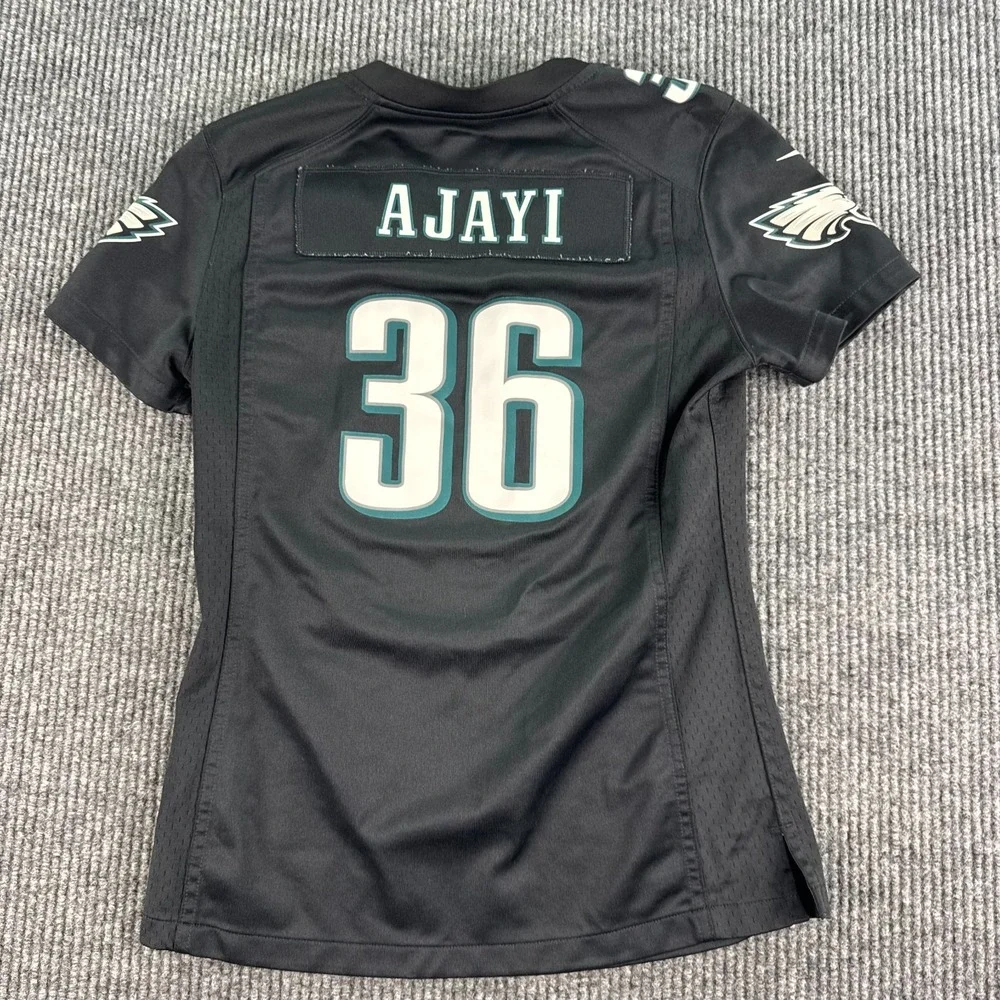 Nike Eagles Jay Ajayi #36 Jersey Women Small Black Super Bowl 52 On Field NFL